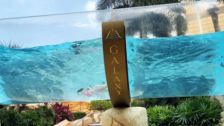 雷艾美度假玩滑水道。取自雷艾美臉書