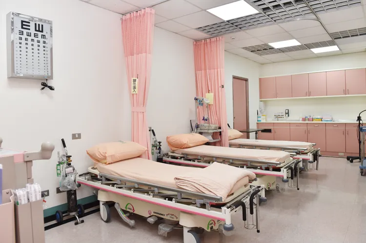 南科診所超音波室。奇美醫提供