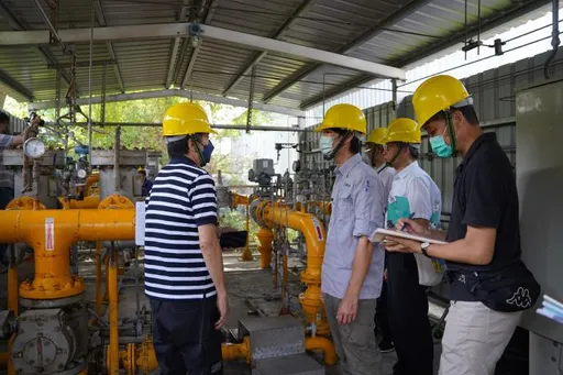 新竹縣府加強新竹瓦斯公司整壓站查核 確保全縣供氣安全