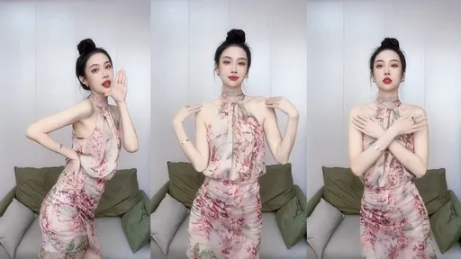 花裙穿出新高度　白皙正妹轉吧轉吧「快搖到我心裡了！」