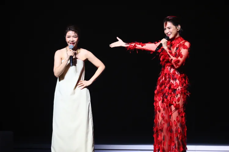 李心潔與于子育美聲合鳴。彭欣偉攝