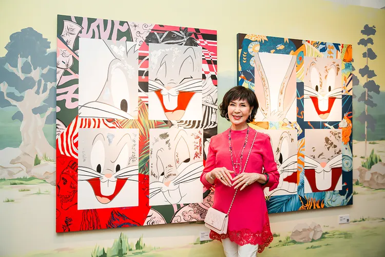 「最美主持人」白嘉莉。品牌提供