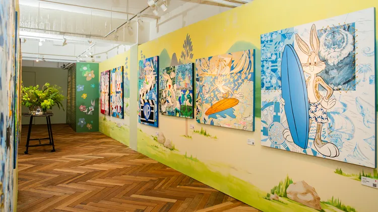 Daniel Wong「A WILD HARE！狂野兔兔」藝術展。品牌提供 