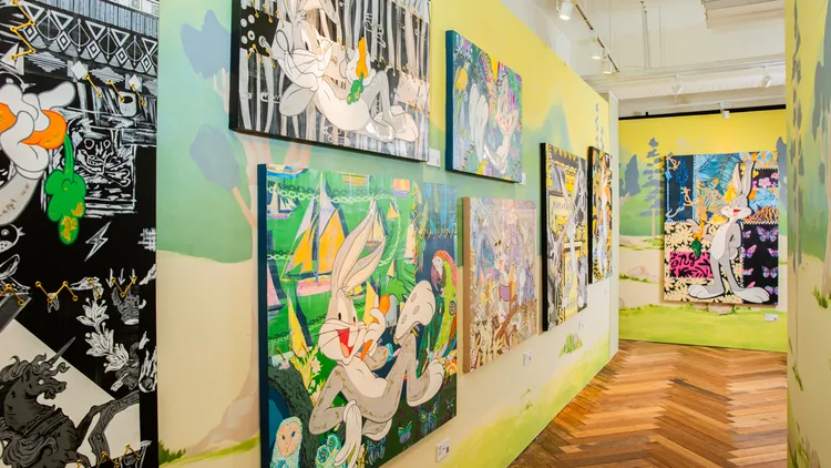 Daniel Wong「A WILD HARE！狂野兔兔」藝術展。品牌提供 