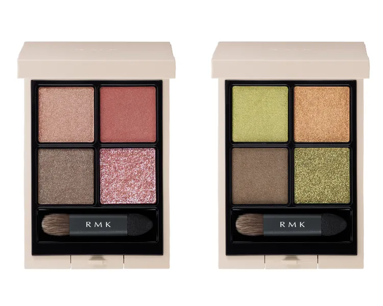 立體調色眼盤限定色（左起）#EX01 Affectionate、#EX02 Enigmatic，各2150元。品牌提供