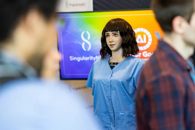 醫療保健機器人葛蕾絲（Grace）。路透社