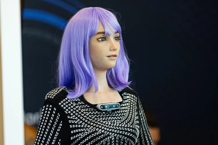 人形搖滾歌手機器人黛絲德蒙娜（Desdemona）。路透社