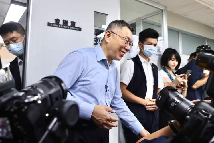 民眾黨主席柯文哲。林林攝