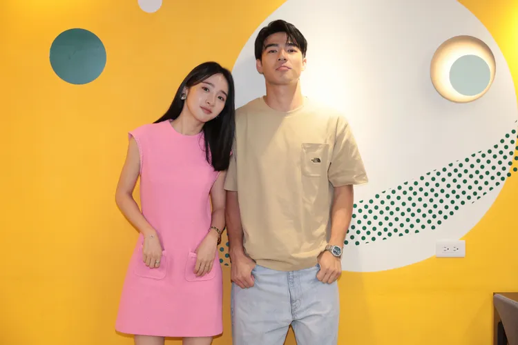 陳昊森（右）完全不知李沐分手又復合男友的事。彭欣偉攝