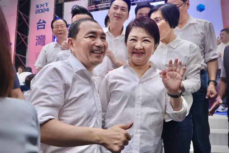 盧秀燕受訪表示我們要支持好同志侯友宜，相信選情會越來越好。林林攝