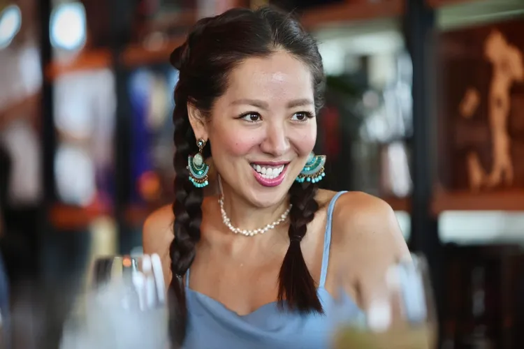 劉伊心當媽後依舊保養非常好。林林攝