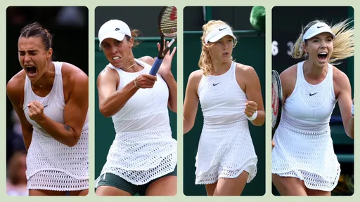 大型撞衫現場！溫布頓多名女將穿同款戰袍　有人說美有人嘲「桌布」