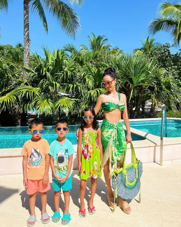 關穎在巴哈馬解放好身材。翻攝kwanterri IG