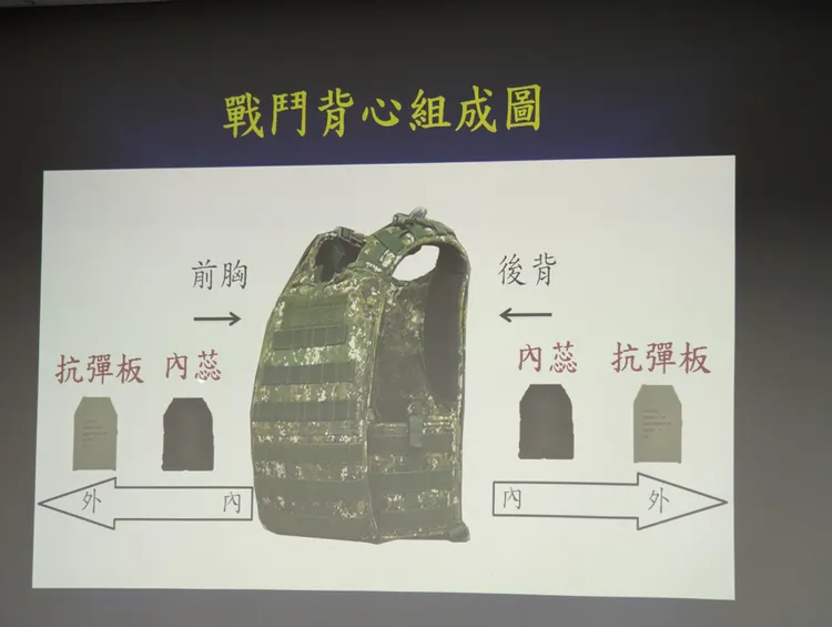 國防部指出，林秉宥的網路測試影片不符NIJ規範要求。蘇柏銓攝