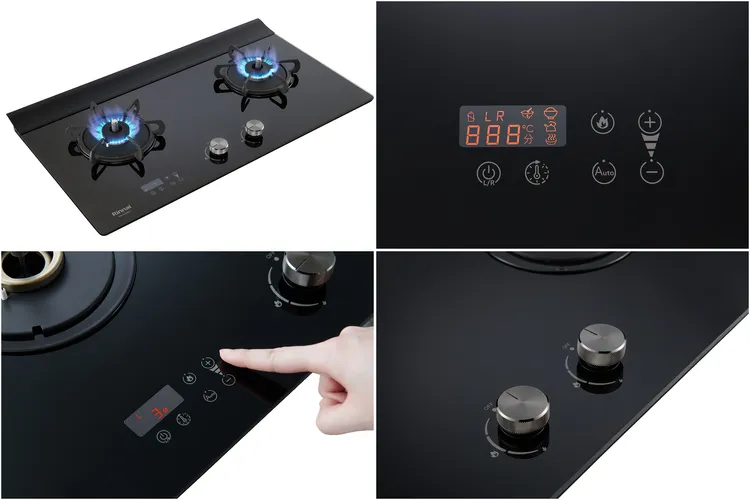 林內全新緻溫瓦斯爐，採用日本進口Si感溫爐頭，雙口感溫、智能觸控面板，4種烹調模式，5種定溫、長達4小時定時，是業界頂規的極致瓦斯爐。