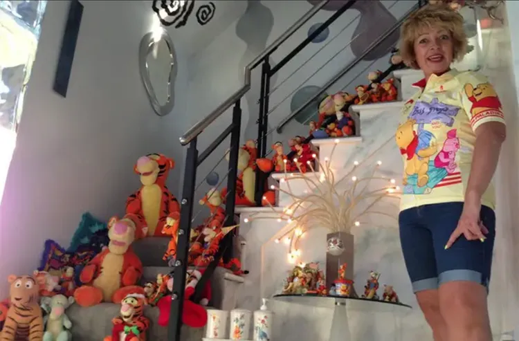 美國女子與維尼熊產品收藏不斷增加。金氏世界紀錄