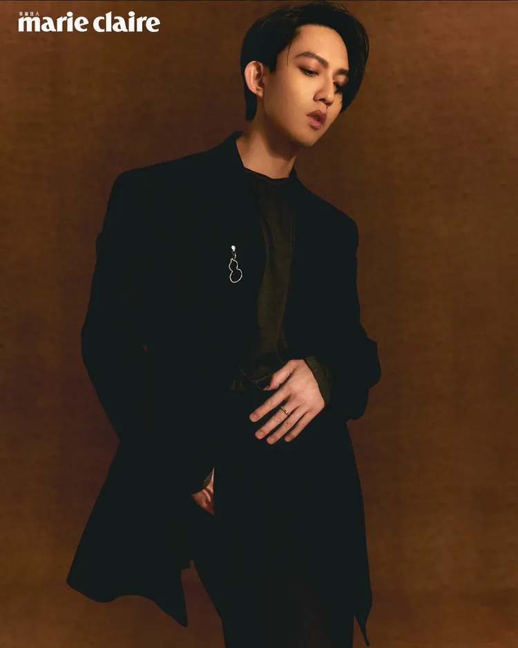 林宥嘉帥氣演繹dunhill西裝。《美麗佳人》提供