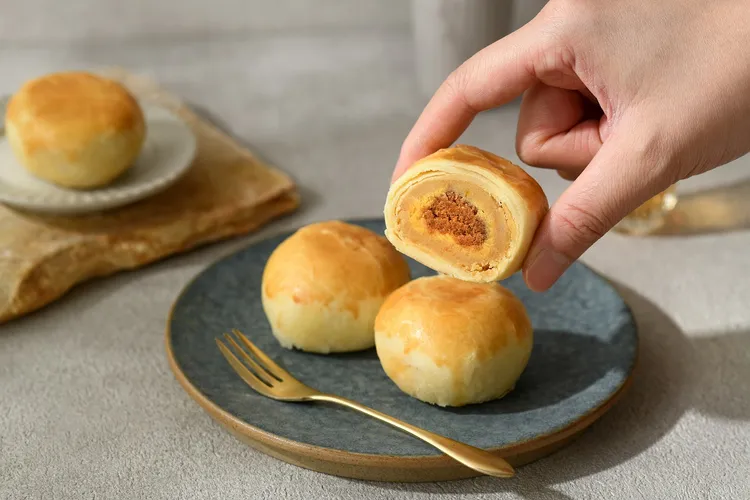 「金沙肉鬆酥」使用大稻埕老字號油蔥酥，將特別於7-11以單入包裝上市。宏亞食品提供