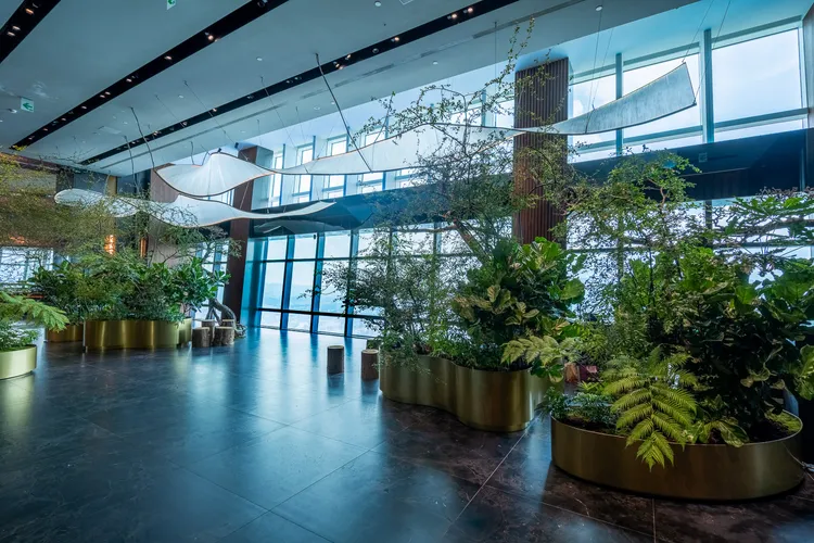 饗 A Joy山境室內藝術造景「珍山」。饗 A Joy提供