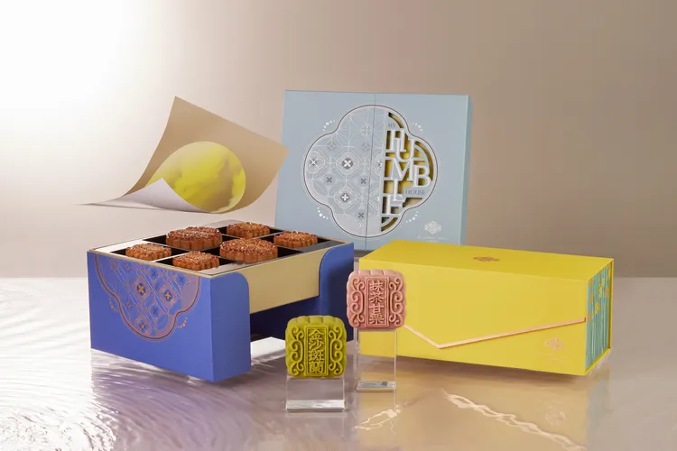 寒舍集團「澄光．映月」2023年中秋月餅禮盒。業者提供