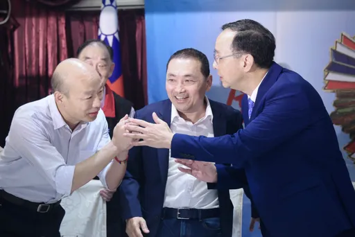 韓冰將選北市立委？朱立倫頻暗示　韓國瑜回應了