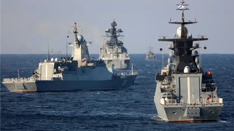 中國與俄羅斯將在日本海中部舉行聯合軍事演習。資料照片