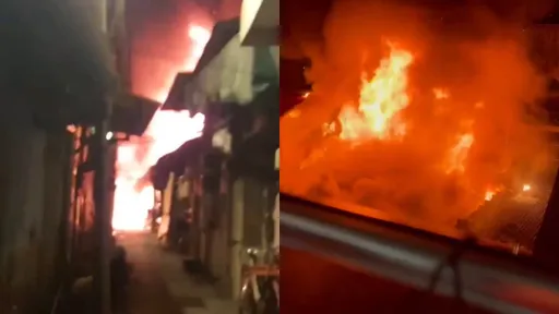 北市民宅大火驚悚影片！惡火延燒3屋　獨居男喪命