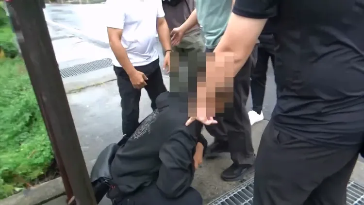 警方逮捕詹姓嫌犯。民眾提供