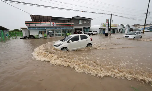 南韓連日暴雨釀死傷 外交部:暫無台商和遊客受困