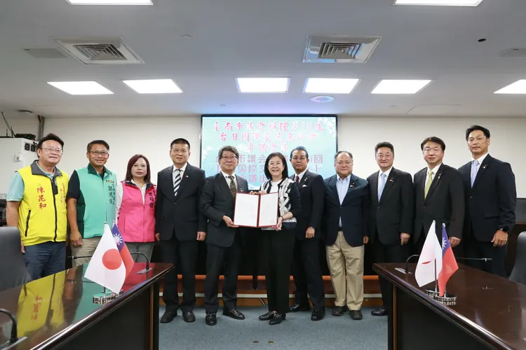 台日雙方樂見交流深化台日友誼。南市議會提供