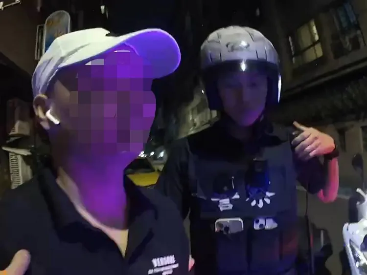 阮姓移工喝了酒卻還接手朋友機車繼續騎，遭警方法辦。翻攝畫面