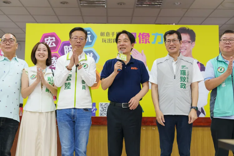 賴清德笑稱，育兒那段時間試非常甜蜜的回憶。賴競辦提供