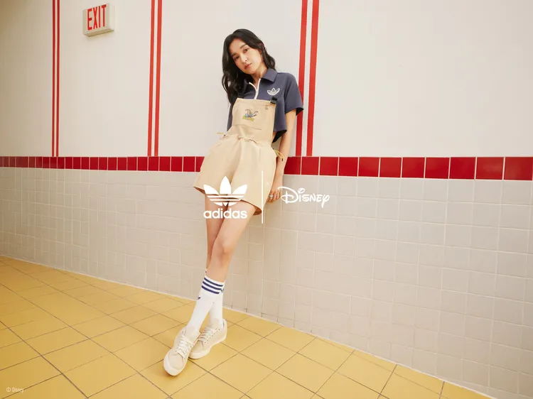 adidas Originals x 小飛象連身短褲，3290元。品牌提供