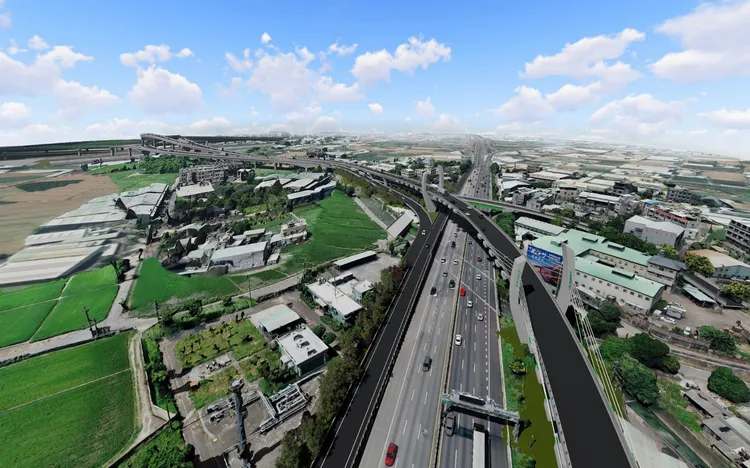 完工意象圖。高公局提供