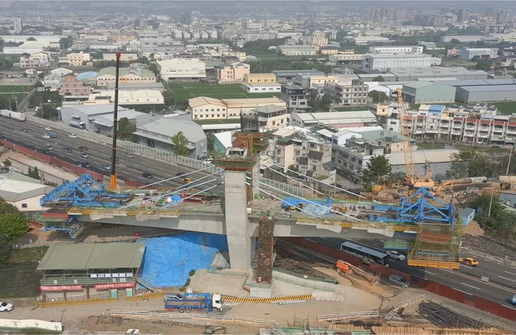 工程現況照片。高公局提供