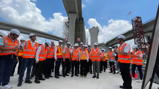 国1增设衔接台74线交流道工程 陈建仁喊:明年5月底如期通车