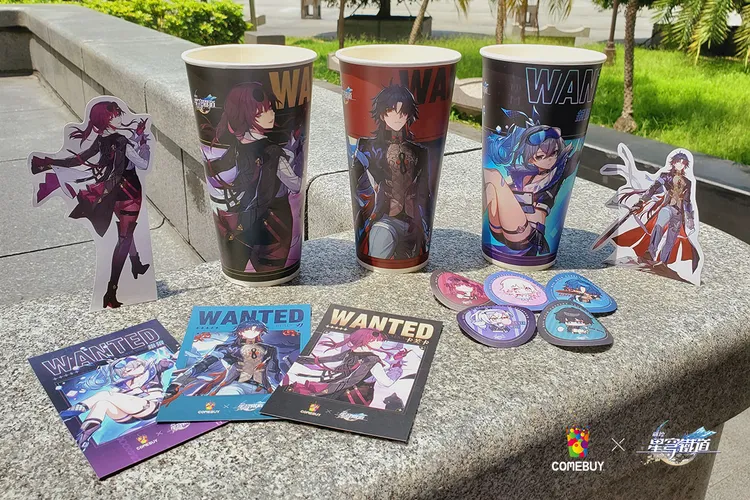 COMEBUY宇宙聯名《崩壞：星穹鐵道》，推出專屬紀念周邊。COMEBUY提供