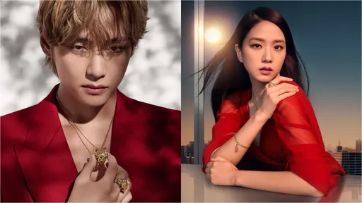 BTS V没跟Jennie配成对?! 荣升卡地亚大使和Jisoo变成「1家人」