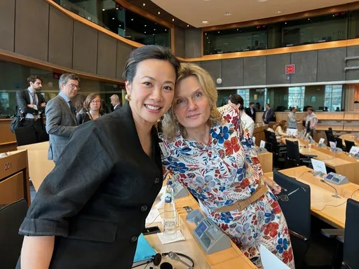 「新光公主」吳欣盈歐洲議會搶發言:老遠來就要強調台灣立場