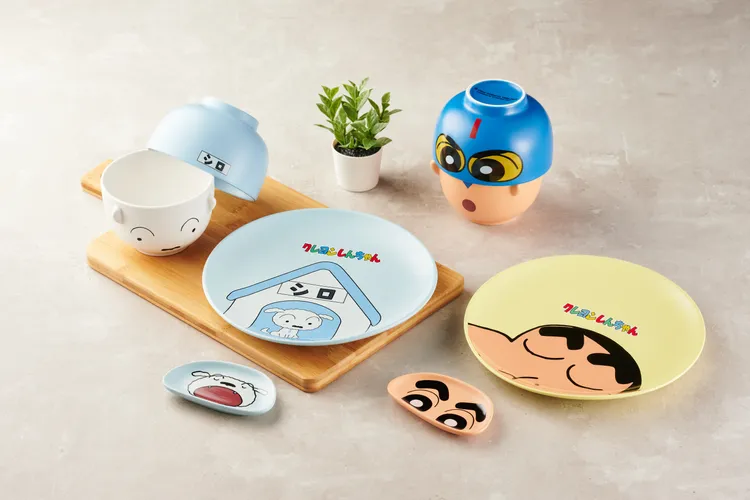 造型盤碟兩件組、角色互動雙碗組。全聯提供