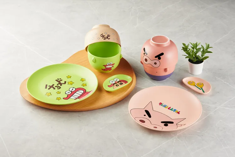 聯名商品主打盤碟、雙碗，各種組合拼出不同圖案，不只實用更增添趣味性。全聯提供