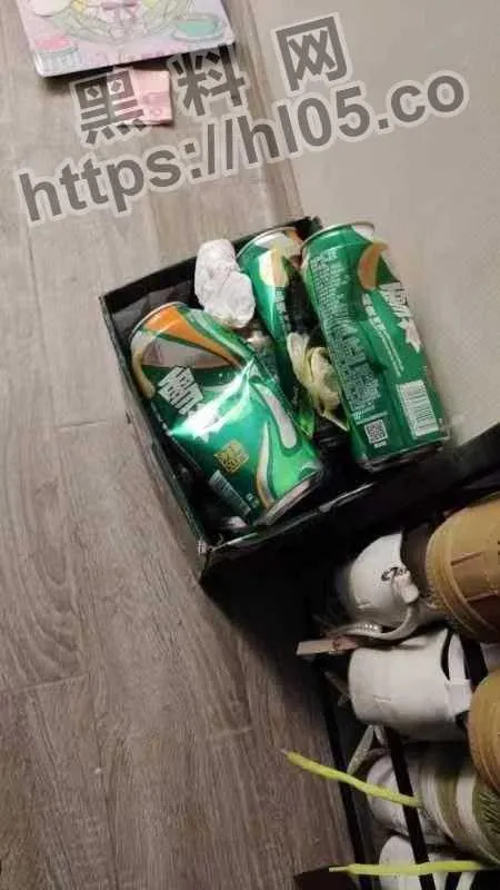 地上滿是用過的保險套。翻攝《黑料網》