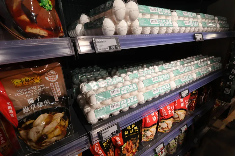 7月開始維持1000萬顆以下進口量。資料照，彭欣偉攝