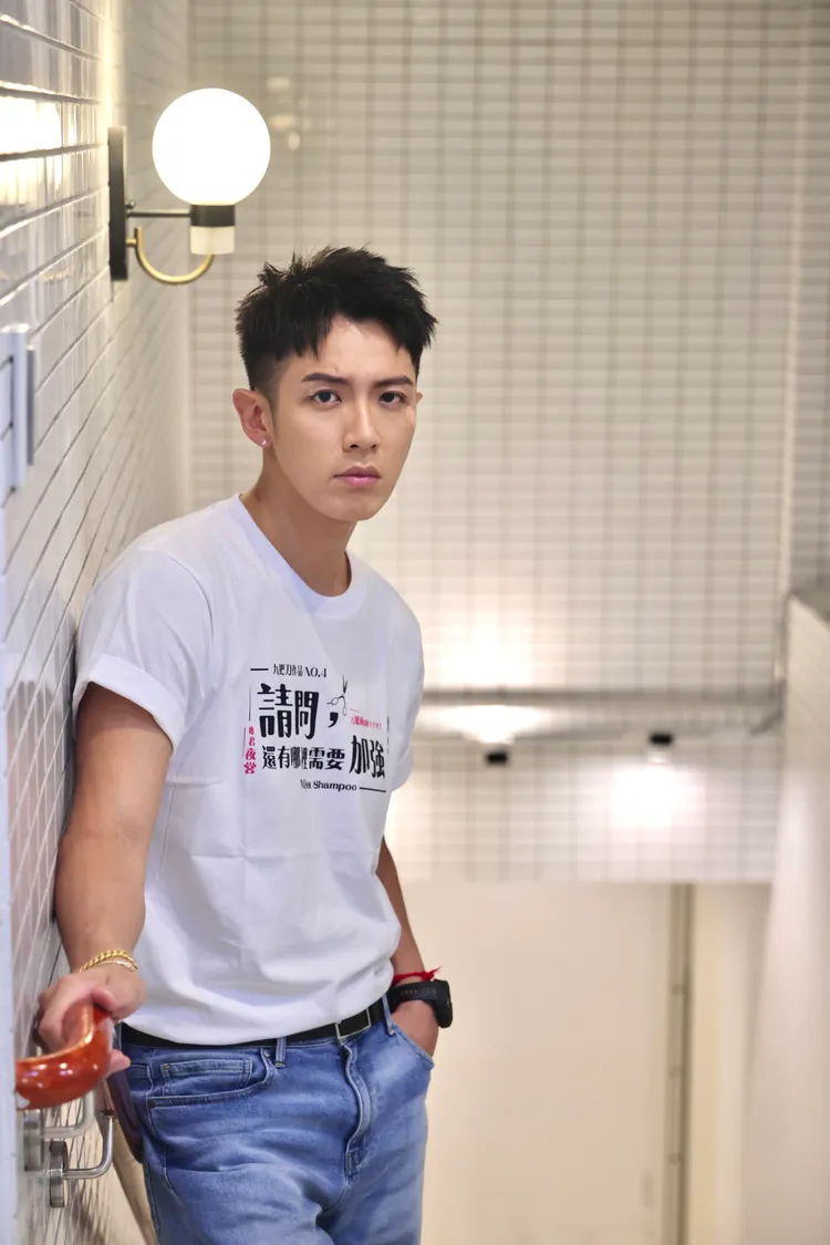 柯震東甘願為了春風成為綠葉。林林攝