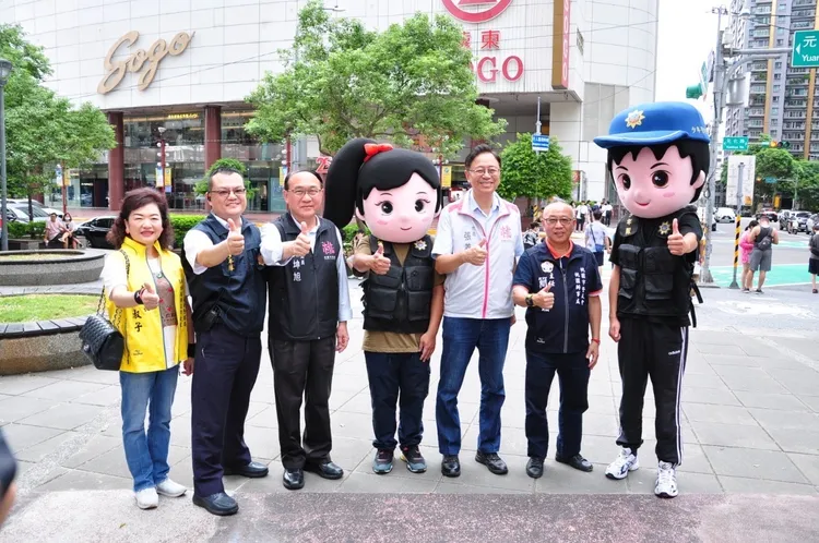 桃園市警局結合青年局舉辦「青春饒舌秀」。桃園市警局提供