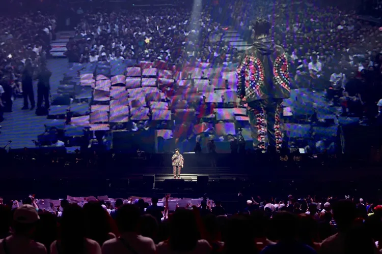 陳奕迅看到粉絲的驚喜相當感動。林林攝