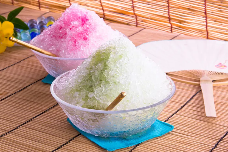 多款視覺清涼且口味多元、色彩繽紛華麗的日式刨冰。台北晶華酒店提供