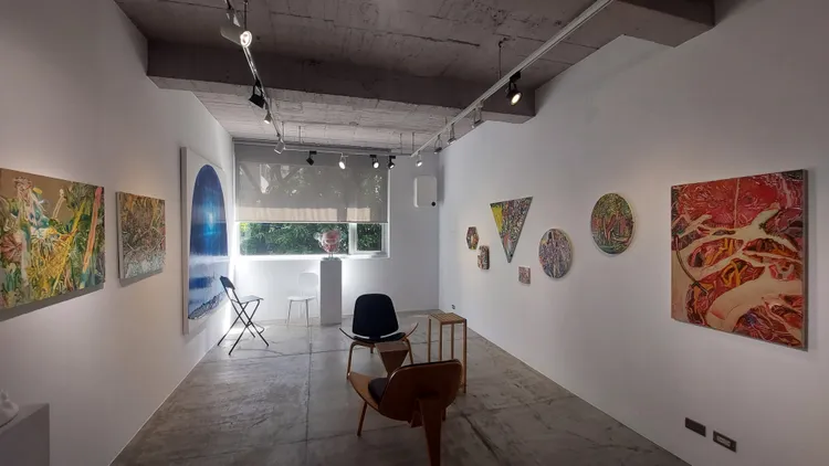 未藝術藝廊多採預約制參觀。凃建豐攝