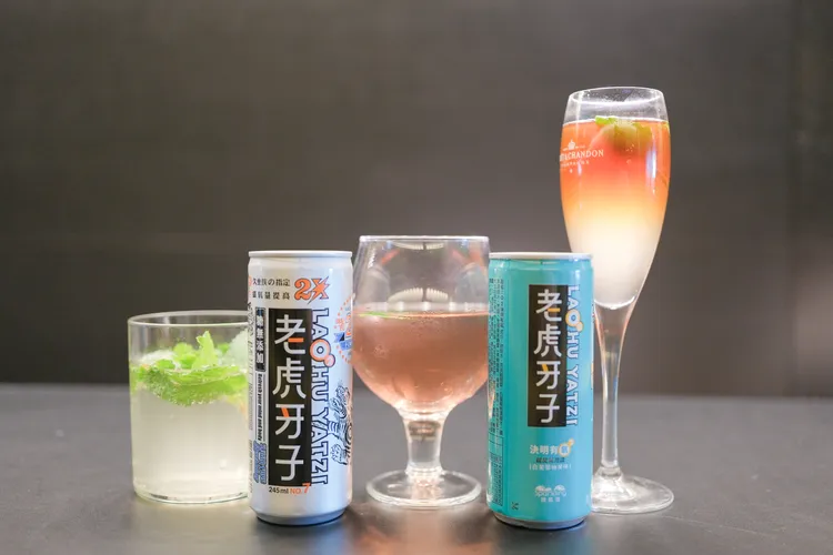 老虎牙子新品「無糖2X有氧氣泡飲」，裡面添加又稱西伯利亞人蔘的「老虎蔘」，能輕鬆補給每日活力。老虎牙子提供