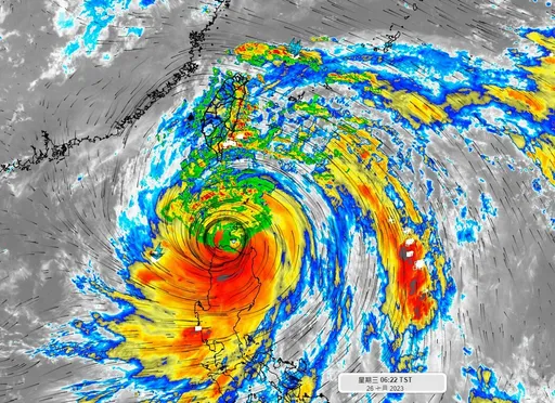 杜蘇芮威力有多強?內政部Po這圖網友秒懂 驚呼:「大橘」為重